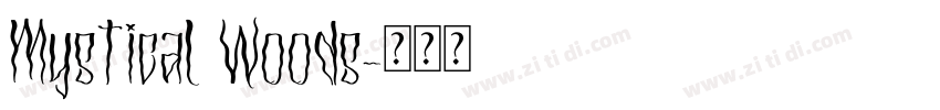 Mystical Woods字体转换